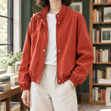 Heloise-Hope Zip Jacket - Orange-red