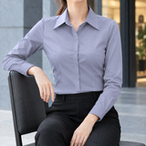 Yolande-Hope Slim Fit Shirt - Gray