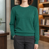 Aline Crewneck Sweater - Dark Green