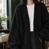 Isabeau-Faye Relaxed Cardigan - Black