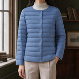 Giulia-Grace Quilted Jacket - Haze Blue