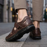 Romano Closed Toe Sandals - Lead Product Detail