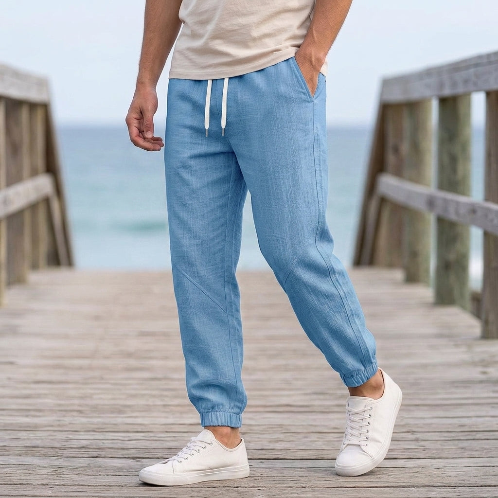 Wyatt Relaxed Jogger Pants - Blue