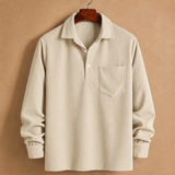 Leon Corduroy Polo - Beige