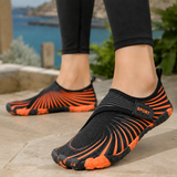Marinelli Five-Toe Aqua Shoes - Black Orange