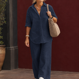 Autumn Relaxed Set - Dark Blue