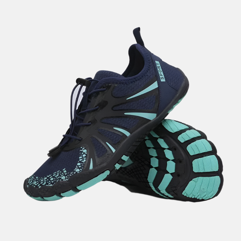 Fiorella Barefoot Water Shoes - Black Green
