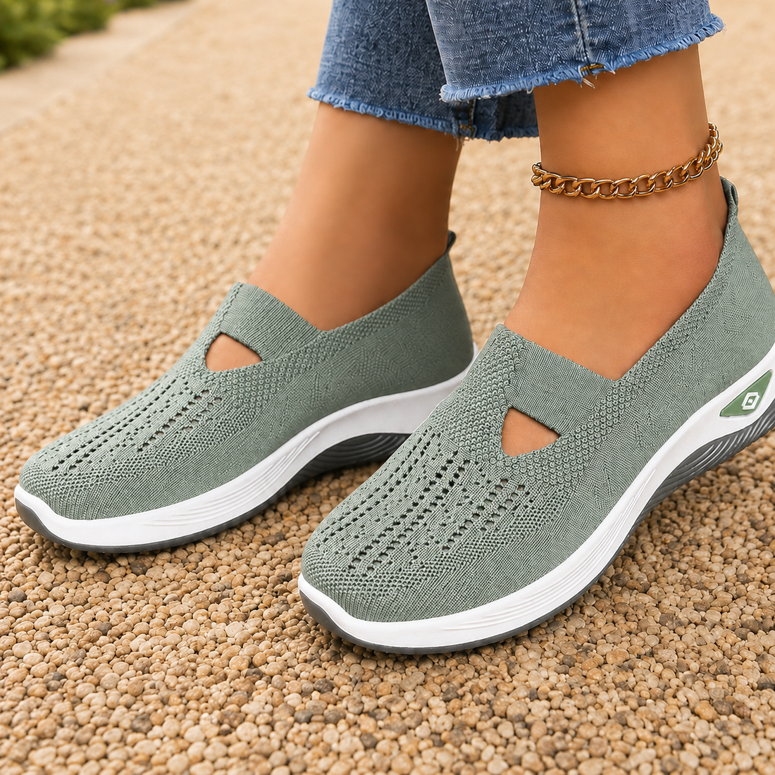 Carrera Slip-On Sneakers - Aqua Blue