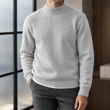 Aldous Wool Sweater - Light Gray