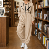 Audrina Hooded Jumpsuit - Khaki