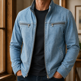 Theo Military Jacket - Blue