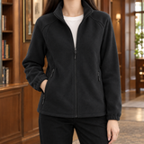 Winifred Stand Collar Jacket - Black