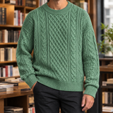 Wilfred Cable Knit Sweater - Green