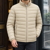 Colm Quilted Jacket - Light Porcelain Rice