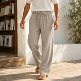 Ulric Wide-Leg Pants - Gray
