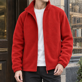 Rodolphe-Scott Fleece Jacket - Red