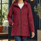 Morwenna Hooded Jacket - Wine Red