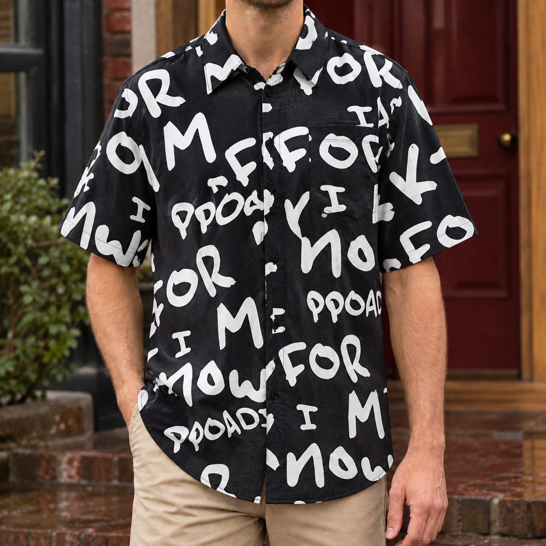 Jacob Tropical Shirt - Black