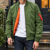 Christopher-Wren Bomber Jacket - Army Green