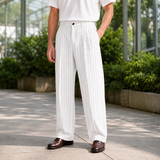 Marco Wide Leg Pants - White