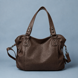 Fiorini Studded Hobo Bag - Brown