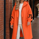 Aurore Hooded Jacket - Orange