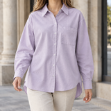 Zelie Relaxed Shirt - Purple