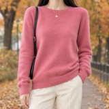 Seraphina-Elise Cashmere Sweater - Pink
