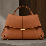 Falcieri Leather Handbag - Brown