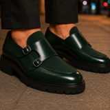 Giordano Double Monk Shoes - Green