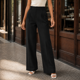 Rosalie-Faye Wide-Leg Pants - Black