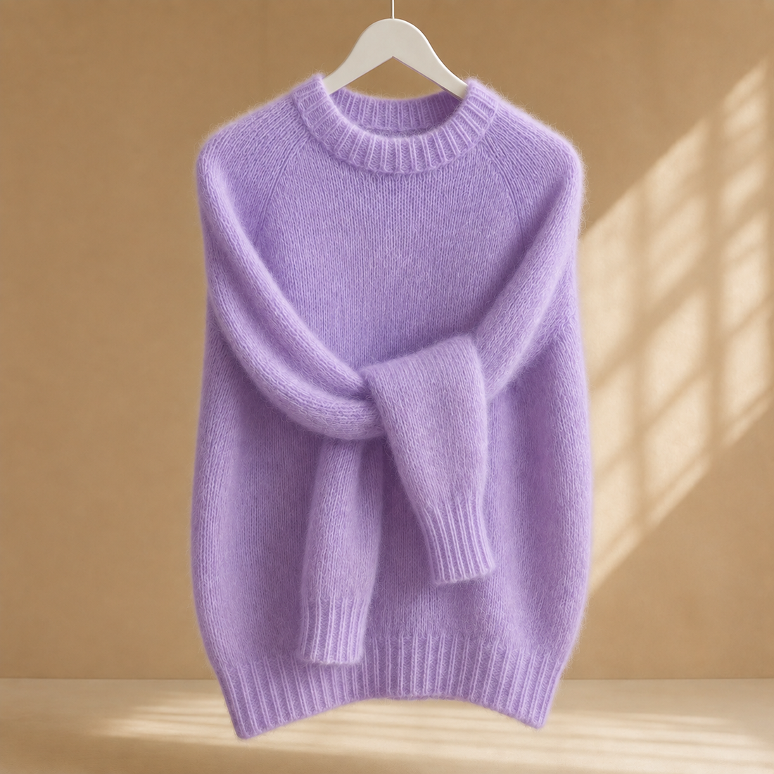 Tabitha-Jade Brushed Sweater - Hazy Purple