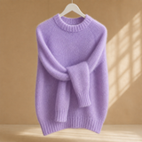 Tabitha-Jade Brushed Sweater - Hazy Purple