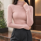 Teresa Turtleneck Top - Pink