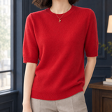 Michelle Cashmere Sweater - Red