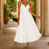 Elodie A-Line Dress - White