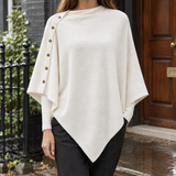 Imogen-Louise Asymmetric Sweater - White