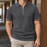 Egon Zip Polo - Dark Gray