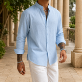 Carter Henley Shirt - Blue