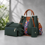 Accardi Four-Piece Handbag Set - Green
