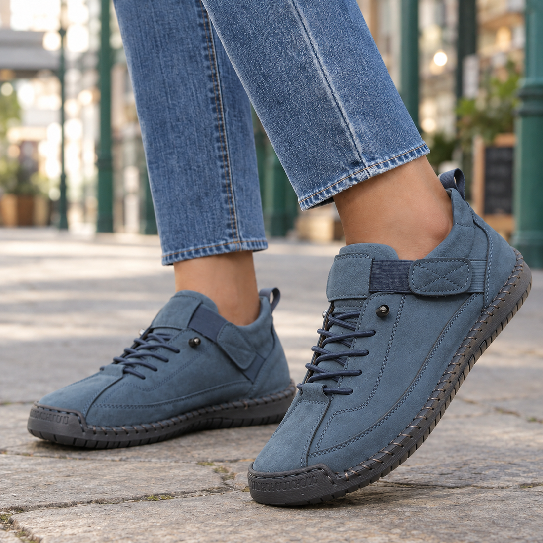 Bartoli Orthopedic Sneakers - Navy Blue