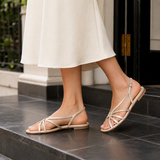Benedetti Strappy Sandals - Beige