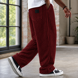 Soren Relaxed Pants - Wine Red