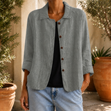Elowen Collared Jacket - Gray