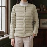 Giulia-Grace Quilted Jacket - Khaki