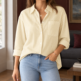 Lena Relaxed Shirt - Apricot