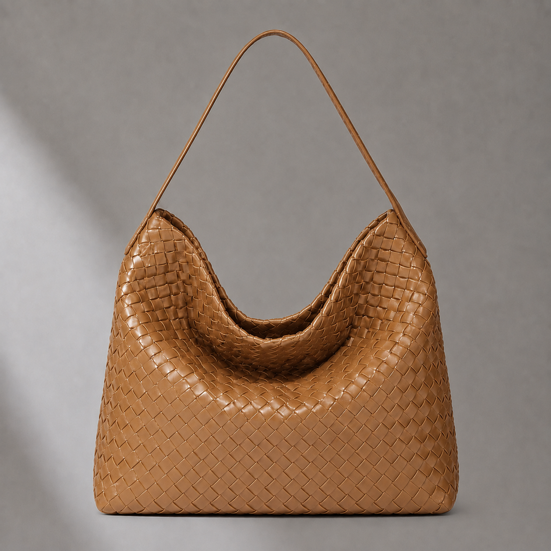 Martelli Woven Hobo Bag - Khaki