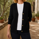 Oriana V Neck Sweater - Black