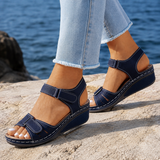 Amalfi Adjustable Sandals - Blue