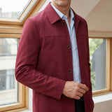 Hadrian Button Front Jacket - Lead Product Detail